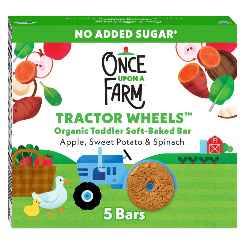 Once Upon a Farm Tractor Wheels 3.35oz