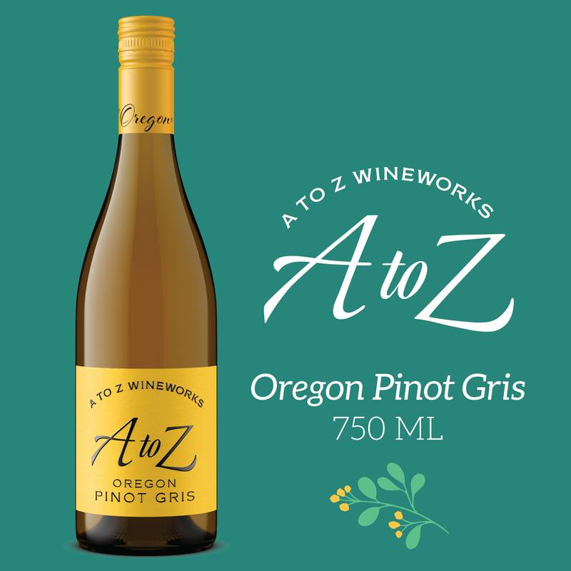 A to Z Pinot Gris 750 ml - A to Z – BevMo!