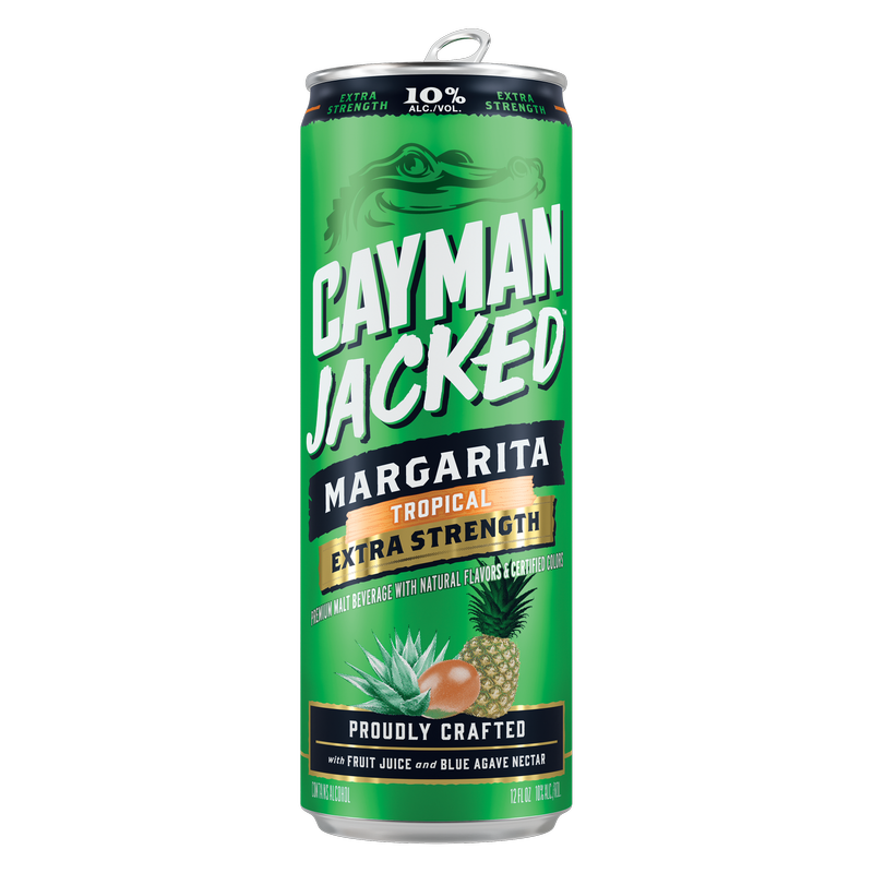 Cayman Jack Jacked Tropical Margarita 12oz can