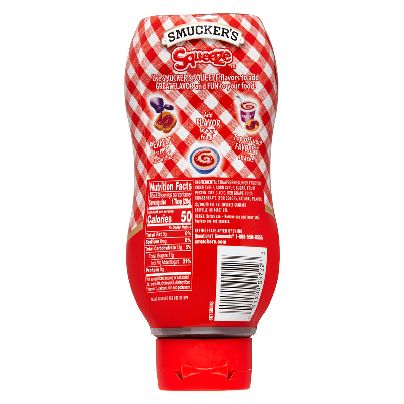 Smucker's Squeeze Strawberry Jelly 20oz