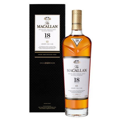 Macallan 18 Yr Sherry Oak 750ml (86 Proof) - Macallan – BevMo! Macallan 18 Yr Sherry Oak 750ml (86 Proof) - Macallan – BevMo!