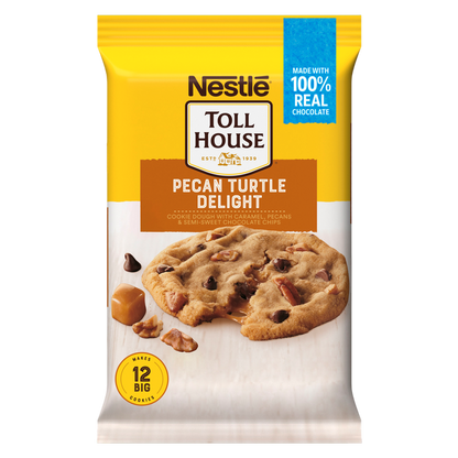 Nestle Toll House Caramel Pecan Turtle Cookie Dough - 12ct/16oz