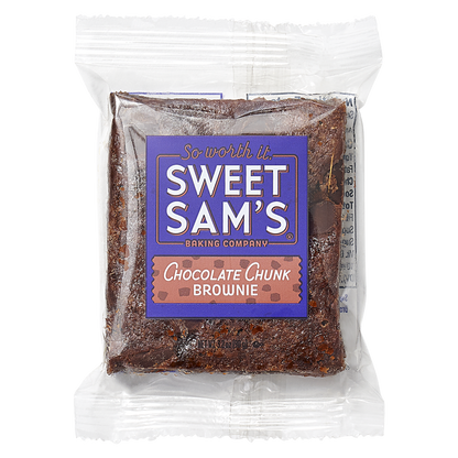 Sweet Sam's Chocolate Chunk Brownie - 3.2oz