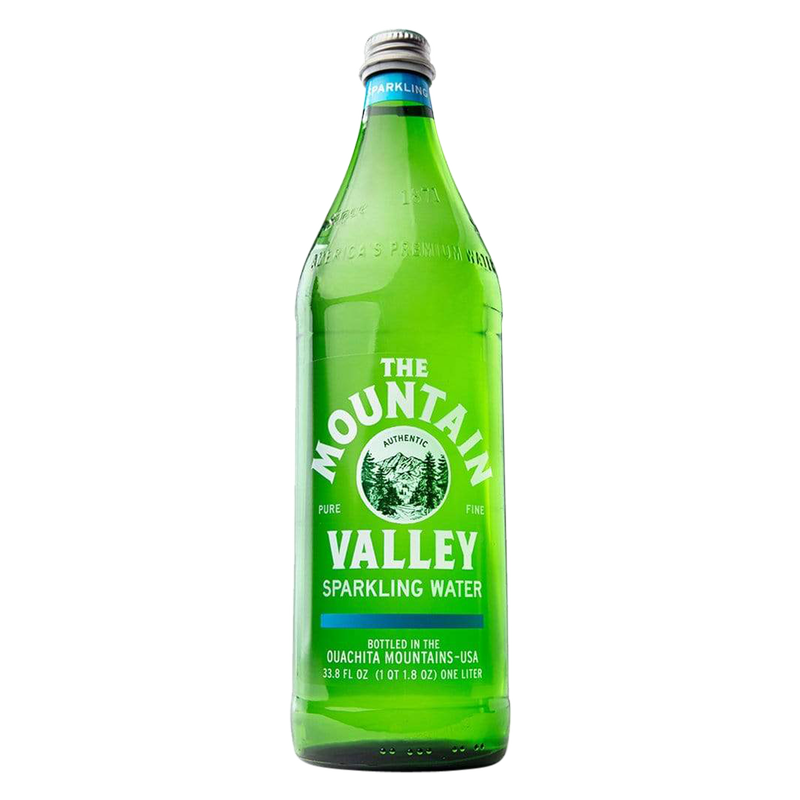 Mountain Valley Sparkling Water 12pk 1L Glass Bottle- XL