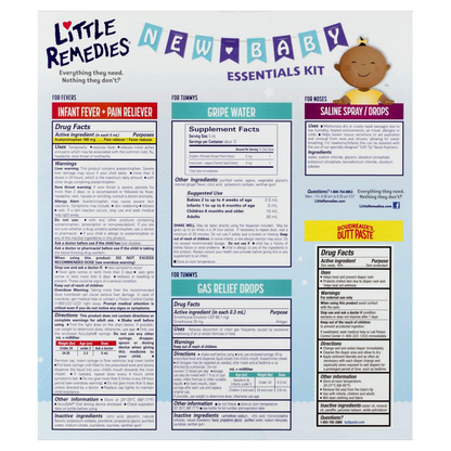 Little Remedies New Baby Essentials 6 Piece Kit