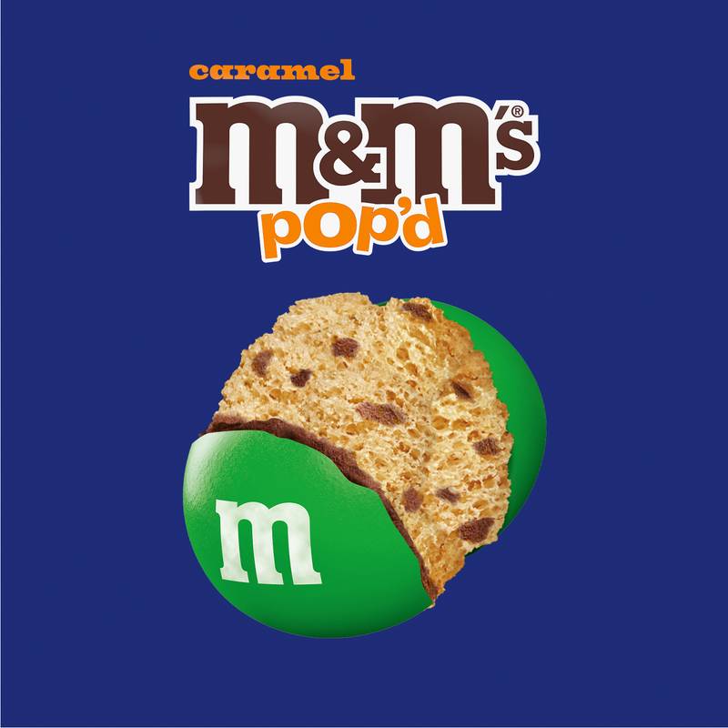 M&M'S Pop'd Caramel Milk Chocolate Freeze-Dried Candy, 5.5 oz