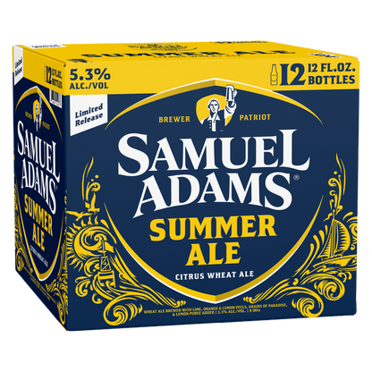 Sam Adams Summer Ale 12pk 12oz Bottle 5.3% ABV