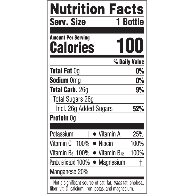 Vitamin Water XXX 20oz Btl