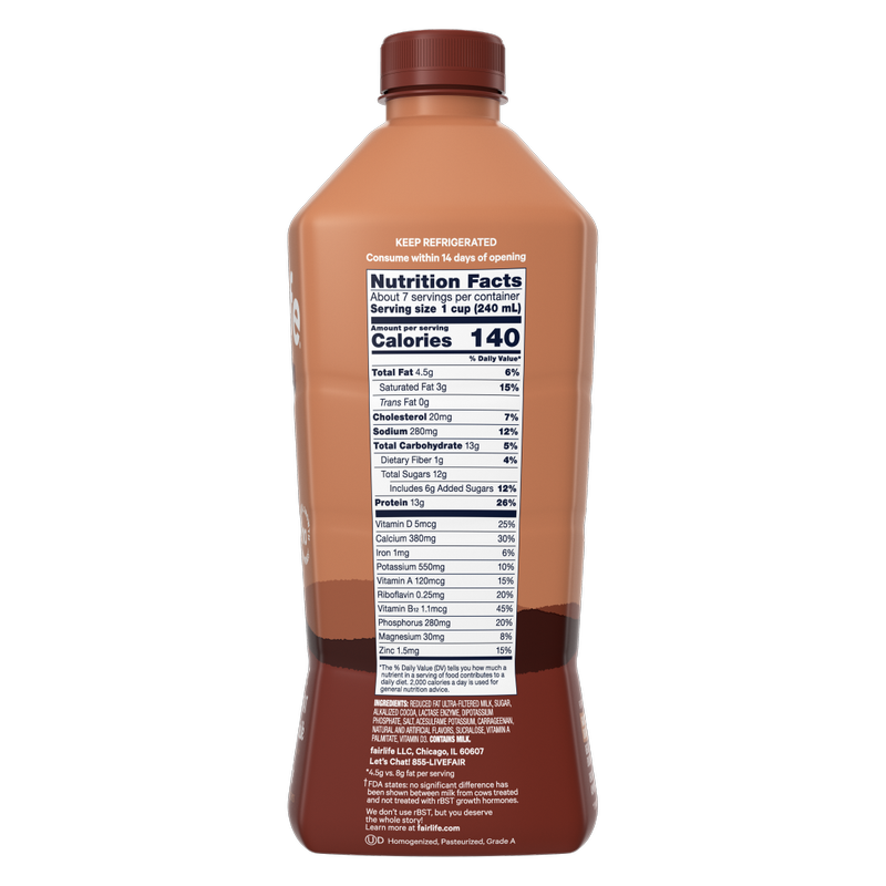 Fairlife 2% Chocolate Milk 52oz Btl