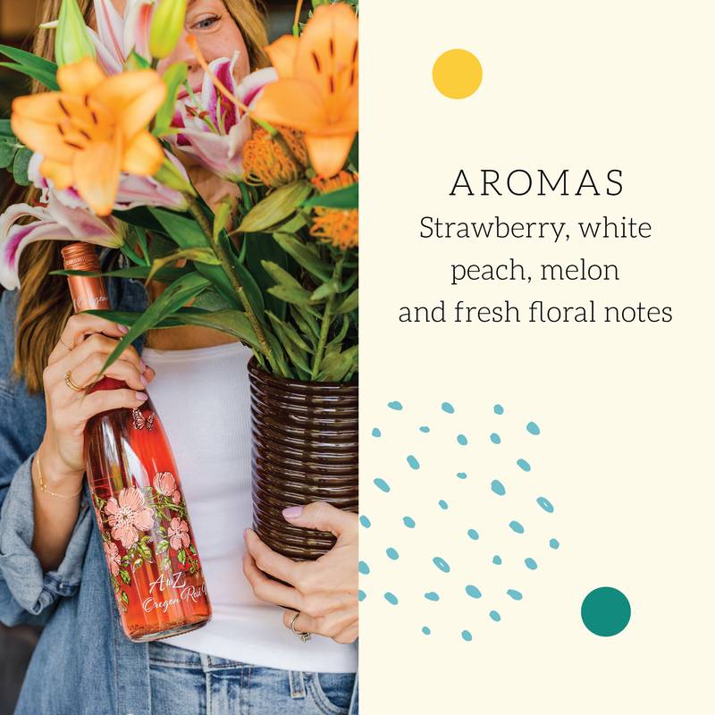 A to Z Wineworks Oregon Rosé Wine, 750 mL Bottle