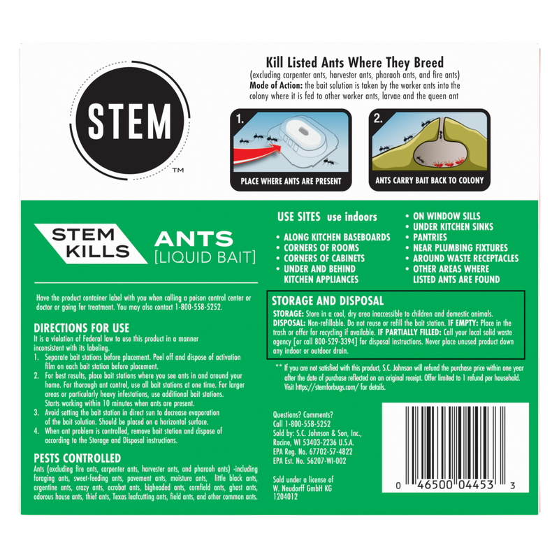 STEM Liquid Ant Baits, 4ct