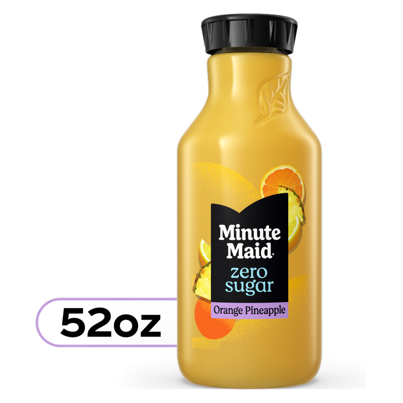 Minute Maid Zero Sugar Orange Pineapple 52oz Btl