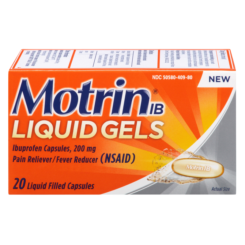 Motrin Red Motrin Liquid Gels 20ct - BevMo! – BevMo!