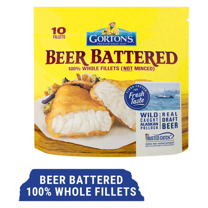 Gorton's Beer Battered Frozen Fish Fillets - 18.2oz