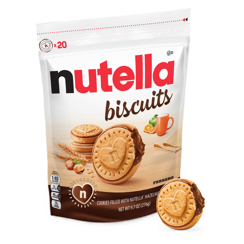 Nutella Biscuits Cookies Fillled with Hazelnut Spread, 9.7 oz