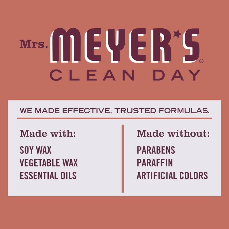Mrs. Meyer's Limited Edition Soy Candle, Fall Leaves Scent, 7.2oz