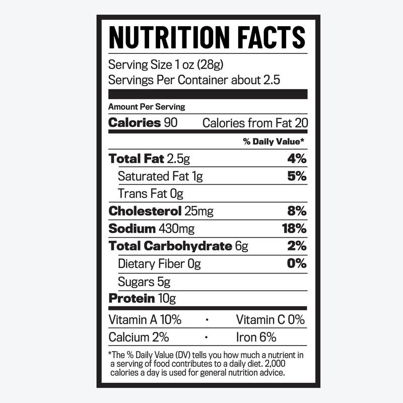 Duke's Honey Bourbon Beef Steak Stripes 2.5oz