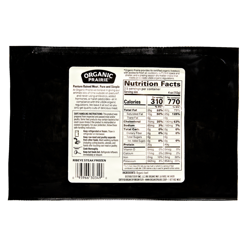 Ribeye Steak (Frozen) - 10oz