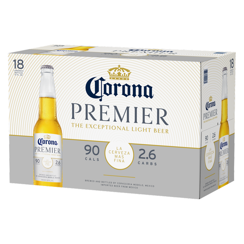 Corona Premier 18pk 12oz Btl 4.0% ABV - Corona Premier – BevMo!