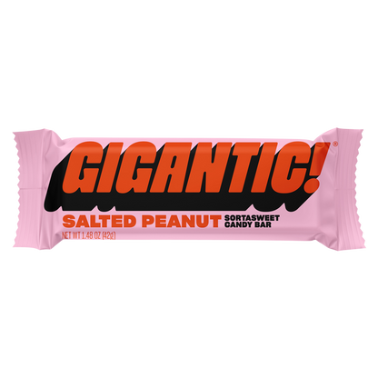 GIGANTIC! Salted Peanut Candy Bar