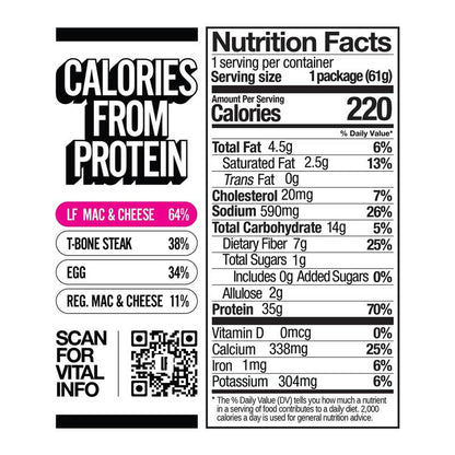 Legendary Foods Protein Mac & Cheese Cup 2.20z