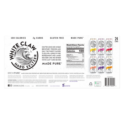 White Claw Hard Seltzer Variety 24pk 12oz Can