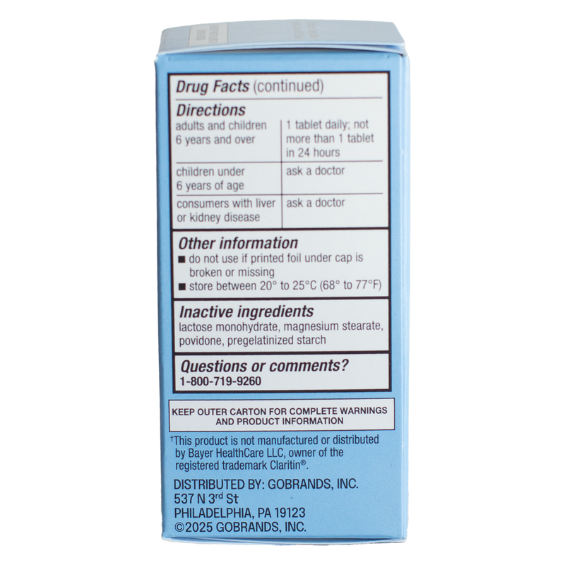 Goodnow Allergy Relief Loratadine 50ML - 30 tablets
