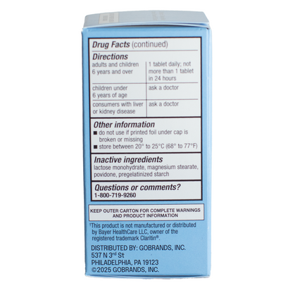 Goodnow Allergy Relief Loratadine 50ML - 30 tablets