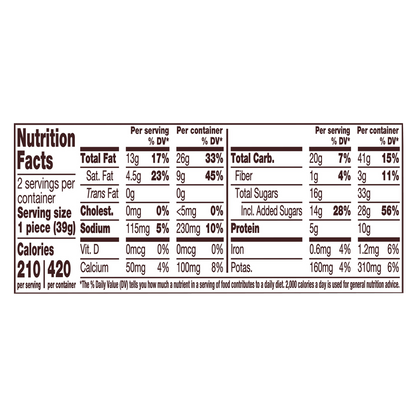 Reese's Peanut Brittle Candy Bar King Size 2.8oz