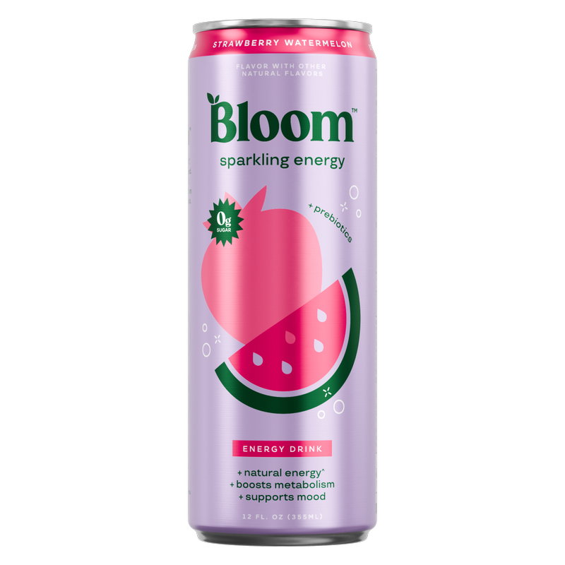 Bloom Energy Strawberry Watermelon 12oz Can