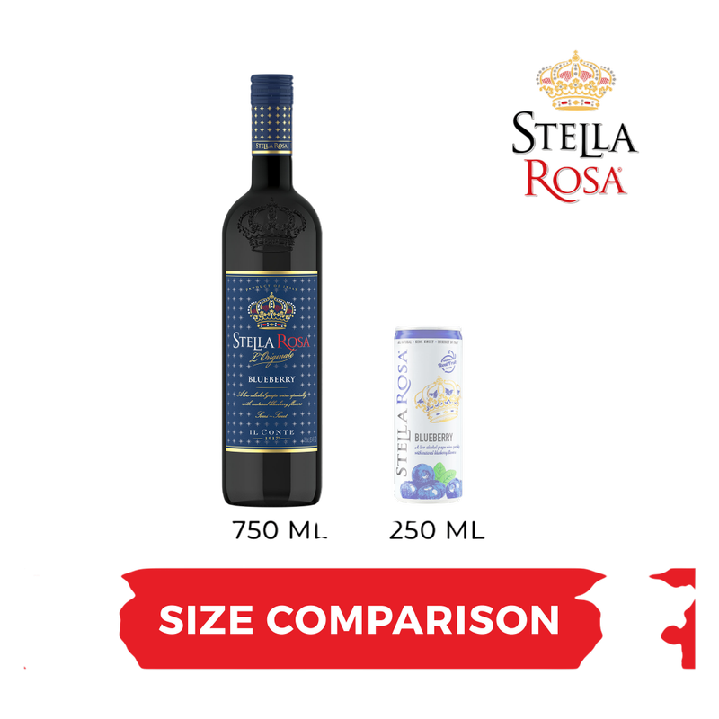 Stella Rosa Blueberry Semi-Sweet Red Wine 750 ml