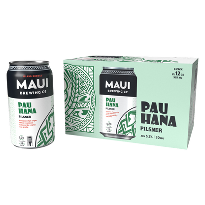 Maui Brewing Pau Hana Pilsner 6pk 12oz Can