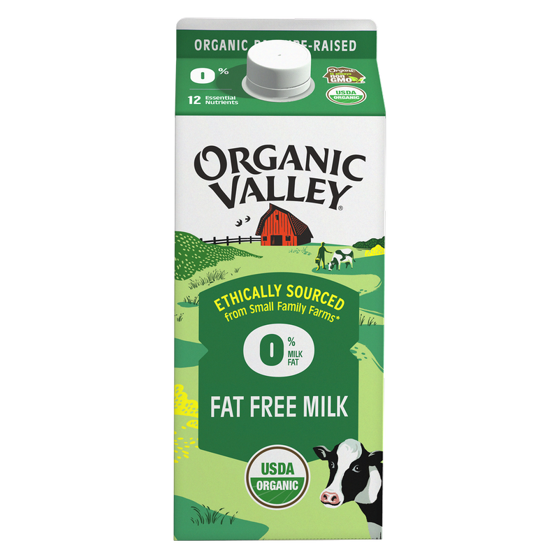 Organic Valley Non-Fat Milk 1/2 Gallon