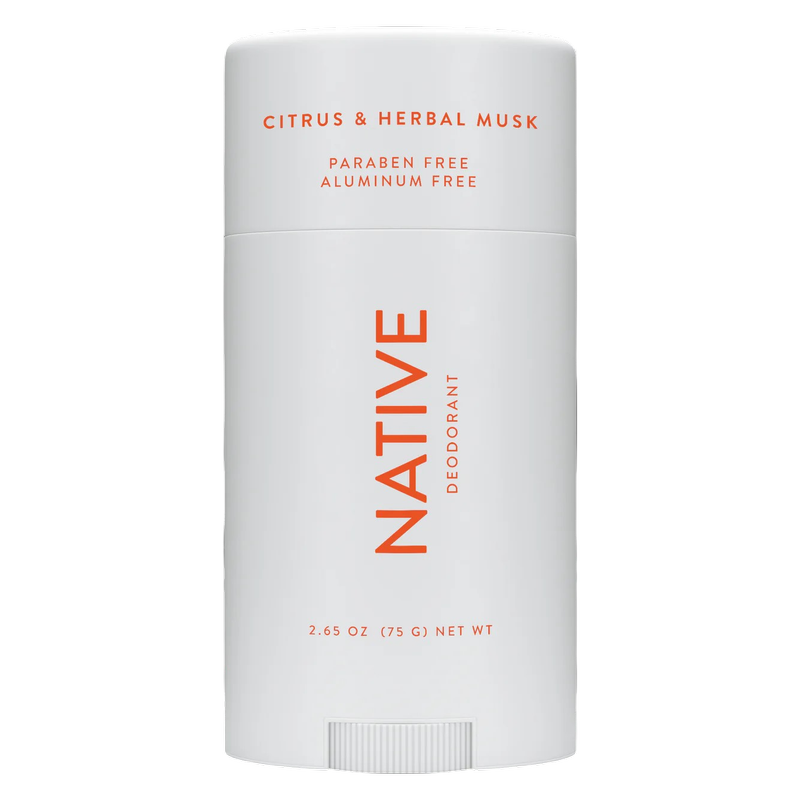Native Deodorant, Citrus & Herbal Musk, 2.65 oz