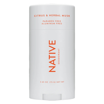 Native Deodorant, Citrus & Herbal Musk, 2.65 oz
