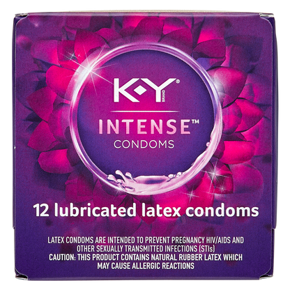 K-Y Intense Lubricated Condoms 12ct
