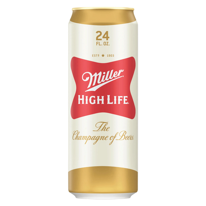 Miller High Life Single 24oz Can 4.6% ABV