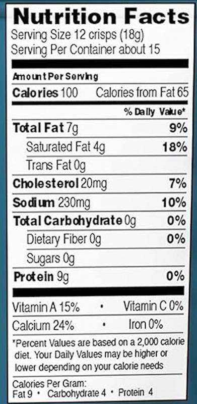 ParmCrisps Oven-Baked Original Cheese Snack  9.5 oz