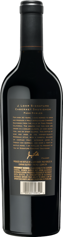 J. Lohr Signature Cabernet Sauvignon 750ml