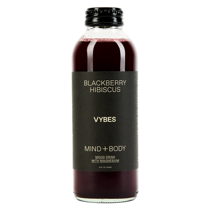 VYBES Blackberry Hibiscus Mood Drink 14oz Btl - VYBES – BevMo!