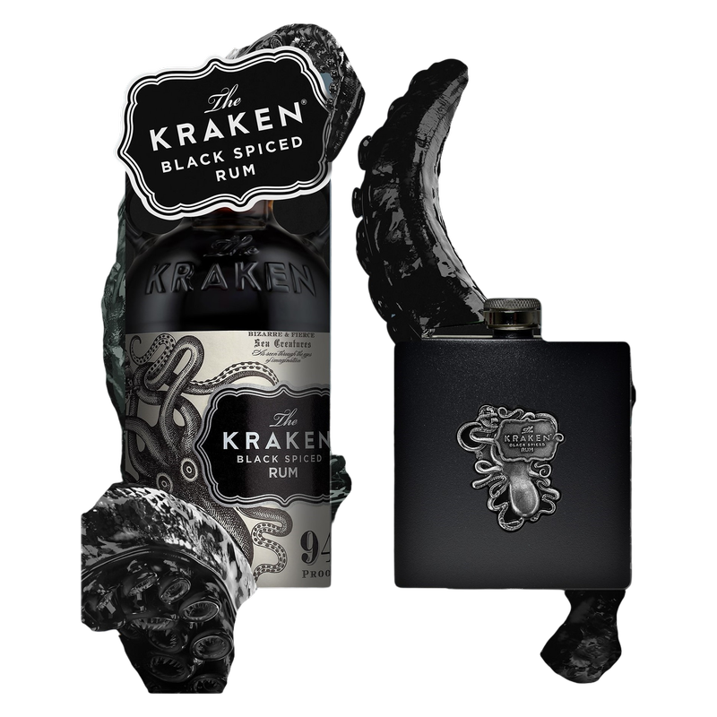 Kraken Rum 94 Proof with Tiki Glass 750ml