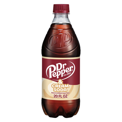Dr Pepper & Cream Soda 20oz Btl