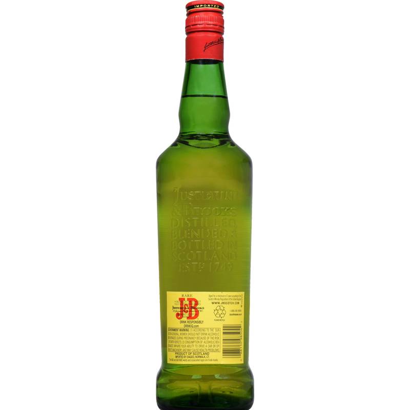 J&B Blended Scotch Whiskey 750ml (80 Proof) - J&B – BevMo!