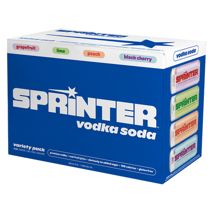 Sprinter Vodka Soda Variety 8pk 12oz Cans 4.5% ABV