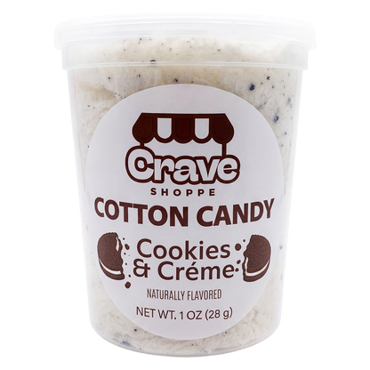 Crave Shoppe Cookies & Crème Cotton Candy 1 oz