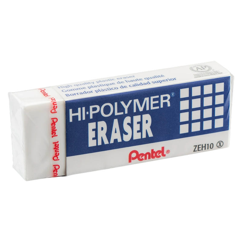 Latex Free Eraser, 3pk