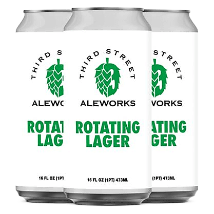 Third Street Aleworks Rotating Lager (4PKC 16 OZ)