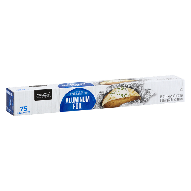 Essential Everyday Standard Aluminum Foil , 75sqft
