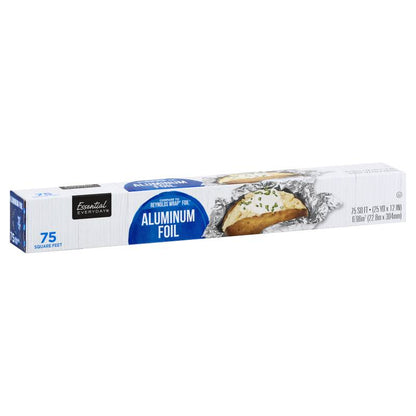 Essential Everyday Standard Aluminum Foil , 75sqft