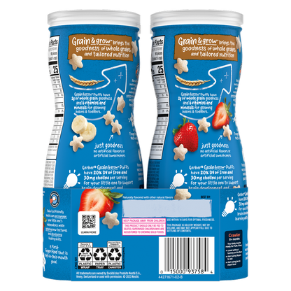 Gerber Baby Puffs 4ct Variety Pack